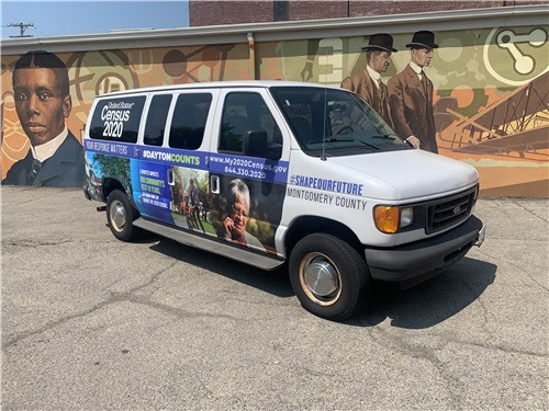 Dayton-Montgomery County Census Van Rolls Out