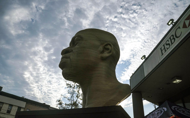 George Floyd memorial statue in New York City vandalized, authorities say