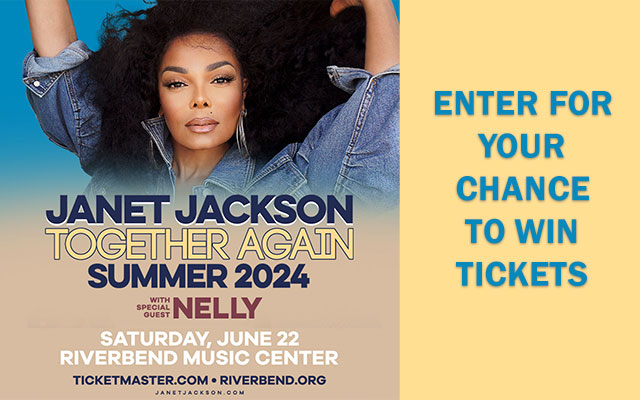 Win Tickets to see Janet Jackson's Together Again Tour With special guest Nelly